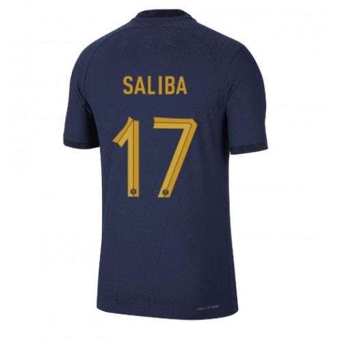 Echipament fotbal Franţa William Saliba #17 Tricou Acasa Mondial 2022 maneca scurta
